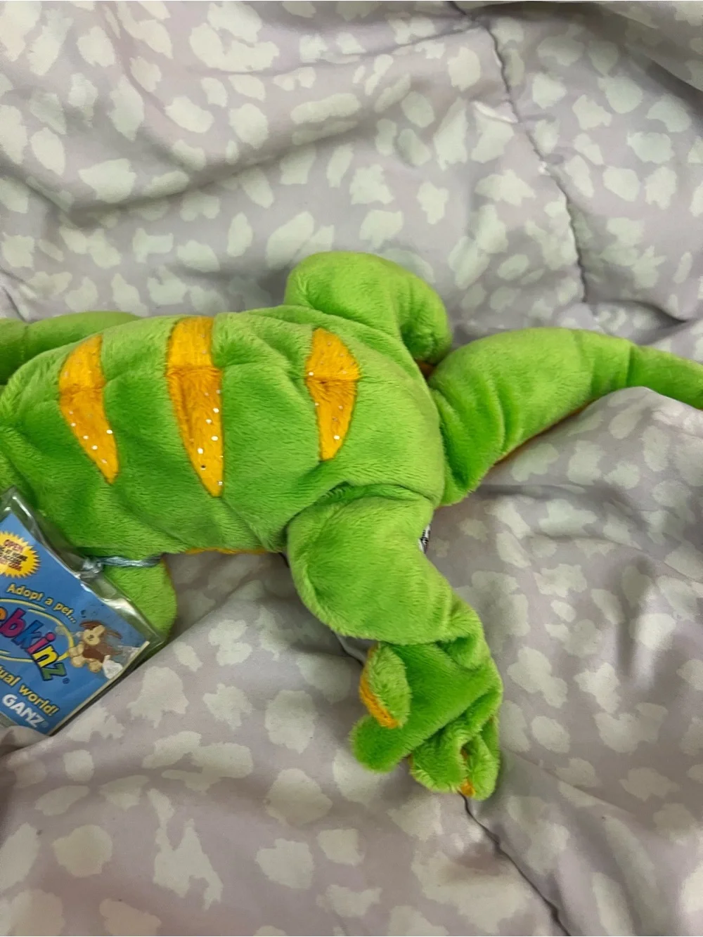NWT Webkinz Lemon Lime Gecko Plush Retired